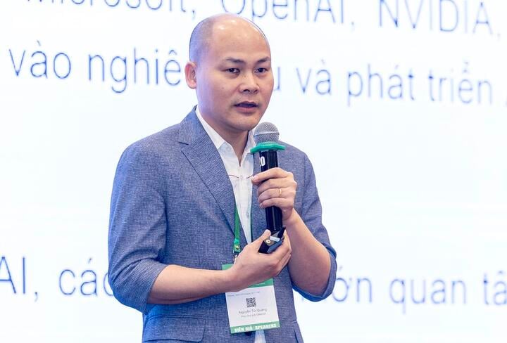 Ông Nguyễn Tử Quảng - Phó Chủ tịch VINASA, Chủ tịch UB AI và Đạo đức AI VINASA.