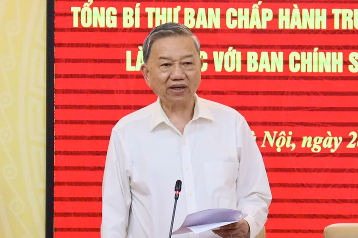 Tổng Bí thư Tô Lâm. (Ảnh: Thành Trung)