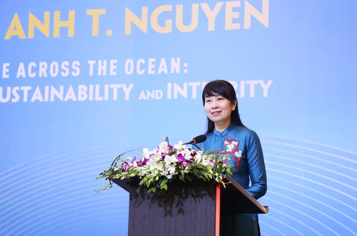 Phó Giáo sư, Tiến sĩ Nguyễn Thị Lan Anh, Phó Giám đốc Học viện Ngoại giao, ứng cử viên của Việt Nam vào vị trí Thẩm phán Toà án Luật biển quốc tế (ITLOS) nhiệm kỳ 2026-2035.