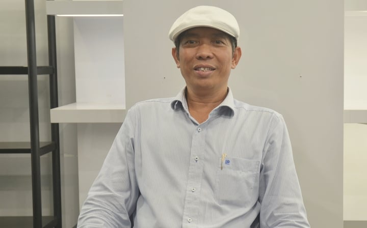 Ông Nguyễn Ngọc Tý, Giám đốc điều hành thương hiệu Nón Sơn. (Ảnh: Đại Việt)