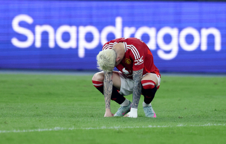 Cầu thủ Man Utd không có vẻ gì hào hứng với trận đấu.