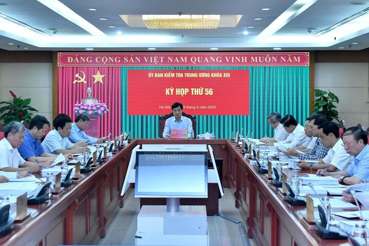 Kỳ họp thứ 56 của Ủy ban Kiểm tra Trung ương.