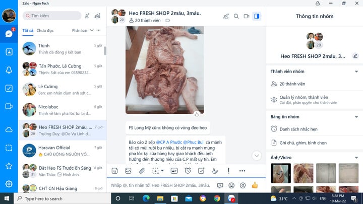 Hình ảnh heo bị bệnh do tài khoản có tên Jonny Lieu đăng lên mạng. (Ảnh: Chụp màn hình)