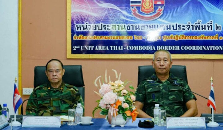 Thái Lan và Campuchia nhất trí 4 điểm chính để giải quyết căng thẳng ở biên giới. (Ảnh: Khmer Times)