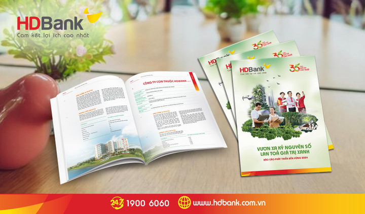 HDBank là một trong những ngân hàng đầu tiên tại Việt Nam công bố Báo cáo phát triển bền vững trong năm 2025.
