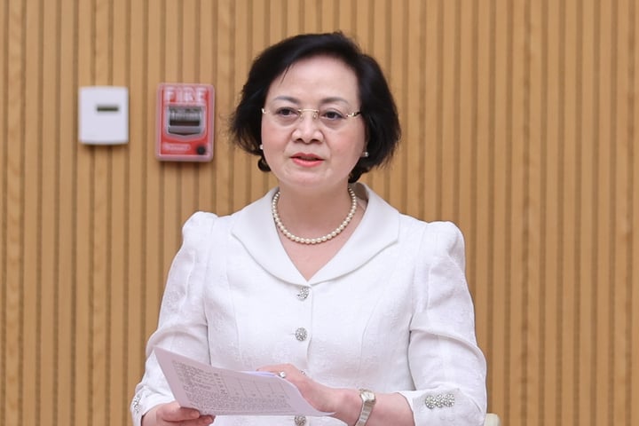 Bộ trưởng Nội vụ Phạm Thị Thanh Trà. (Ảnh: VGP)