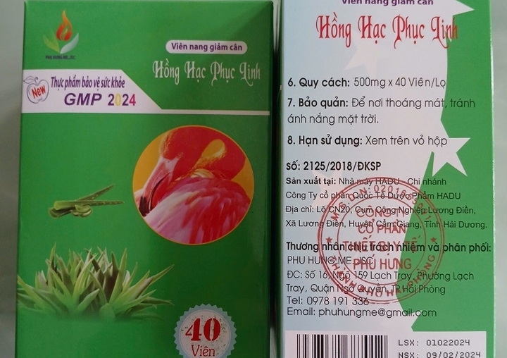 Phát hiện nhà thuốc bán viên giảm cân chứa chất cấm