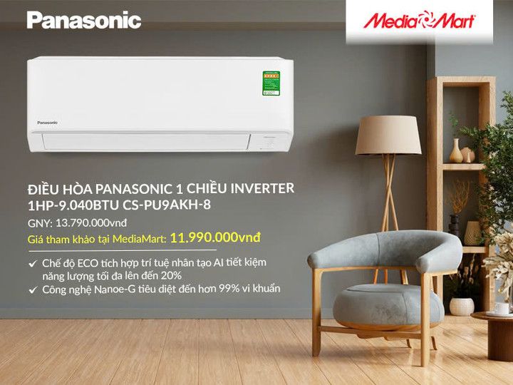 Top 5 điều hòa Panasonic thông minh, tiết kiệm điện đáng mua dịp hè 2025 - 1