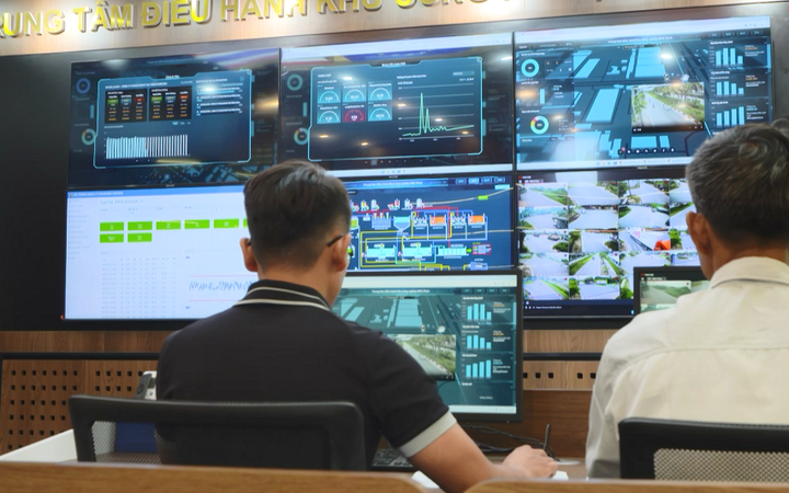 Trung tâm điều hành khu công nghiệp thông minh tại KCN Quang Minh.