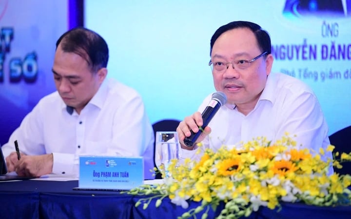 លោក Pham Anh Tuan ប្រធាននាយកដ្ឋានទូទាត់ - ធនាគាររដ្ឋ។ (រូបថត៖ ដាយវៀត)