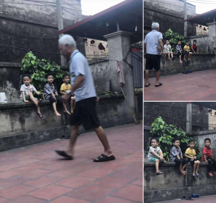 ชาวเน็ตแซวหลานคือ “ภัย” ของปู่ย่าตายายทุกฤดูร้อน (ภาพ : Facebook)