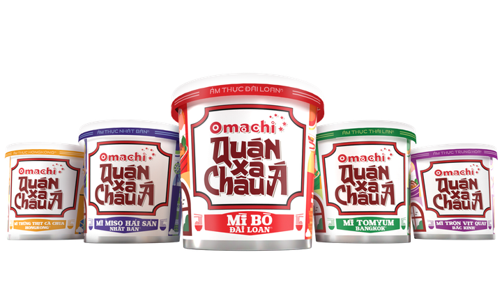 Hộp đồ ăn quán xá châu Á của Omachi – khởi đầu là 5 món ngon đặc trưng ở châu Á đã được Omachi “đóng hộp” thông qua công nghệ sấy lạnh.