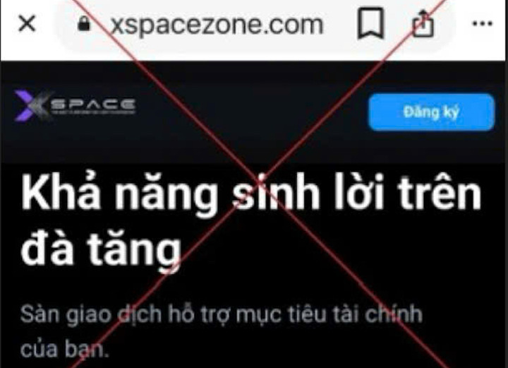 Công an Hà Nội đề nghị người dân cảnh giác khi tham gia các sàn tiền ảo có dấu hiệu lừa đảo. (Ảnh: Công an TP Hà Nội)