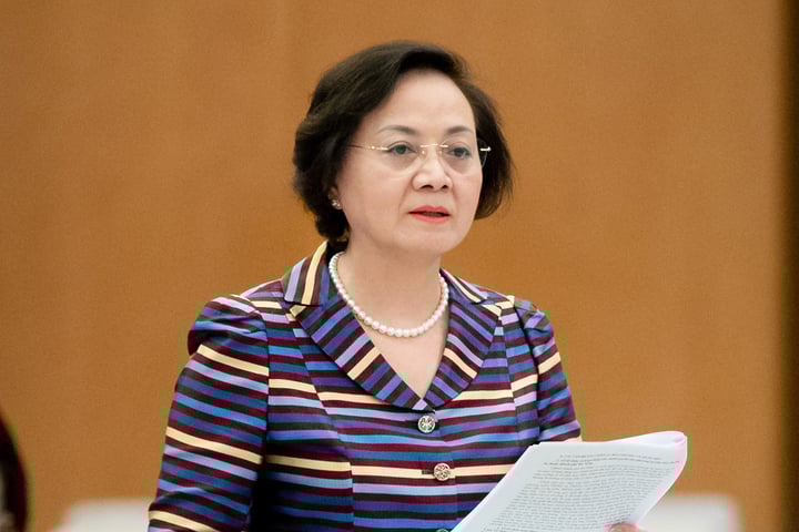 Bộ trưởng Nội vụ Phạm Thị Thanh Trà. (Ảnh: Duy Linh)