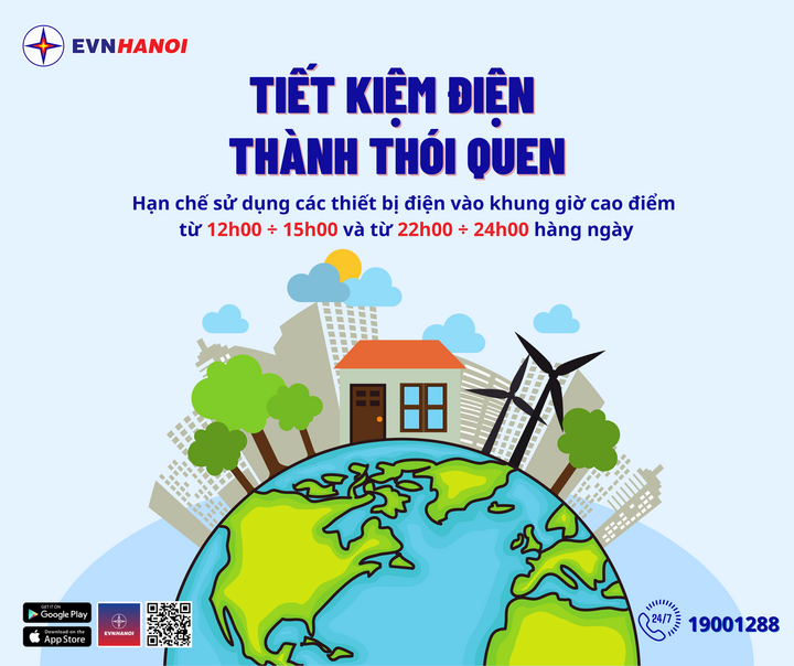 Tiết kiệm điện - Thành thói quen.