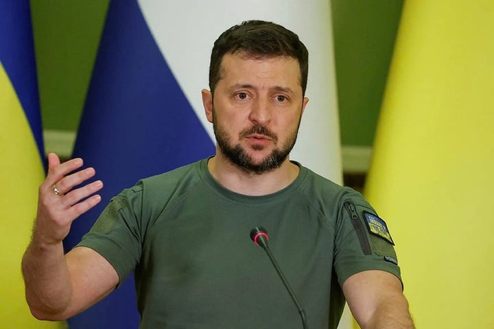 Tổng thống Ukraine Volodymyr Zelensky. (Ảnh IT)