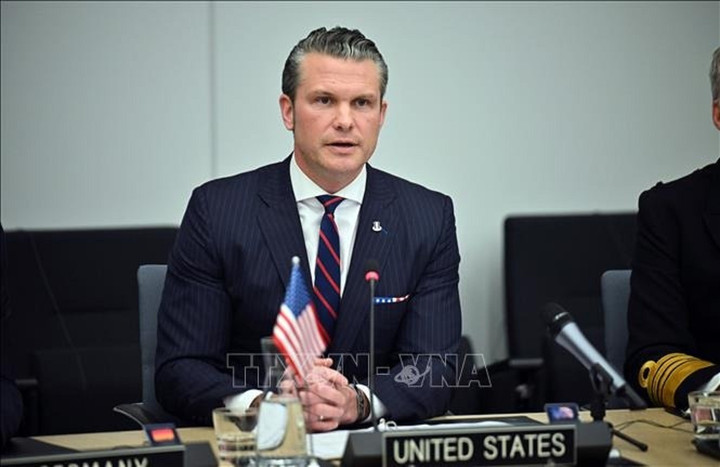 Bộ trưởng Quốc phòng Mỹ Pete Hegseth. (Ảnh: Anadolu Agency/TTXVN)