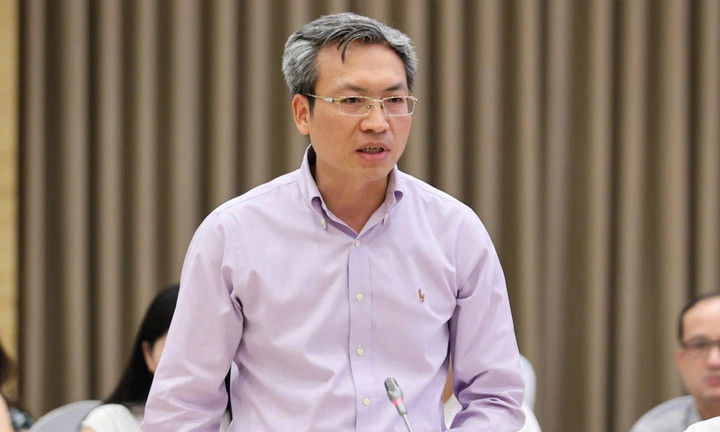 Thiếu tướng Nguyễn Quốc Toản, Chánh Văn phòng, Người phát ngôn Bộ Công an thông tin tại họp báo.