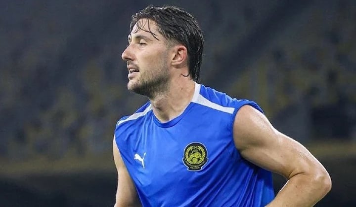 Facundo Garces tập luyện cùng đội tuyển Malaysia.