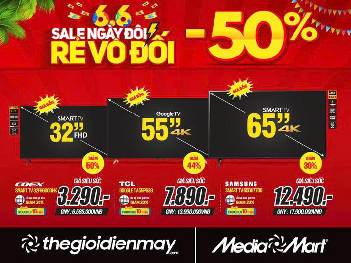 6.6 Sale ngày đôi - rẻ vô đối: MediaMart giảm sốc đến 50% hàng nghìn sản phẩm - 2