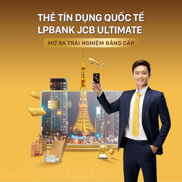 Thẻ LPBank JCB Ultimate - dòng thẻ tín dụng cao cấp của JCB và LPBank.