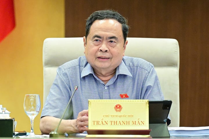 Chủ tịch Quốc hội Trần Thanh Mẫn.