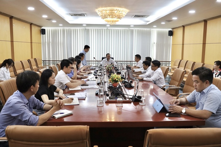Toàn cảnh buổi làm việc. (Ảnh: Phương Linh)