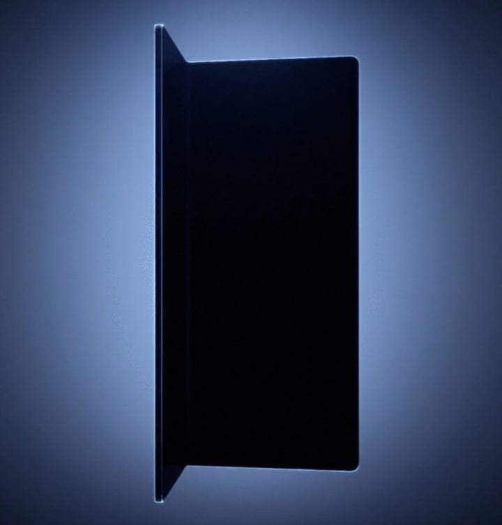 Hình ảnh mẫu điện thoại gập mới trong teaser của Samsung.