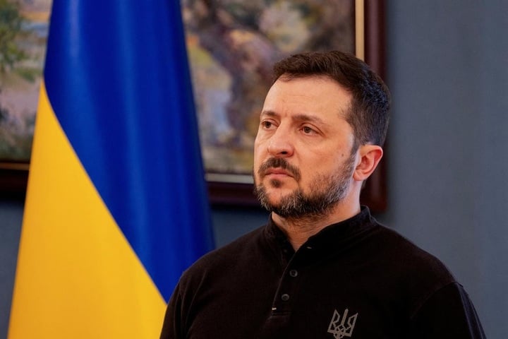 Tổng thống Ukraine Zelensky.