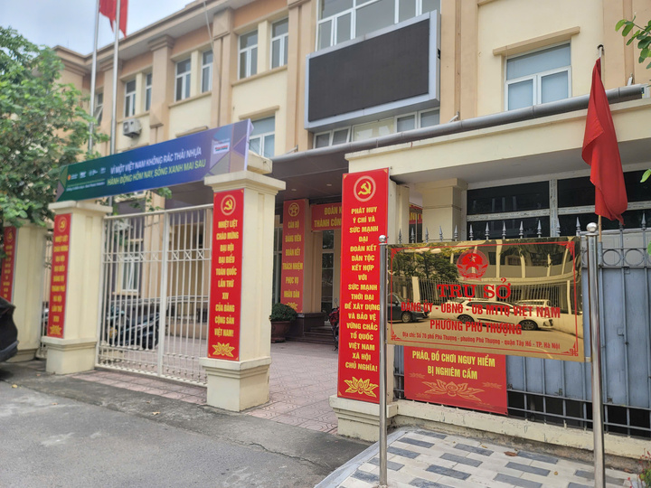 Dự kiến sử dụng trụ sở Đảng ủy - UBND - UBMTTQ phường Phú Thượng hiện nay sẽ là phường Phú Thượng mới.