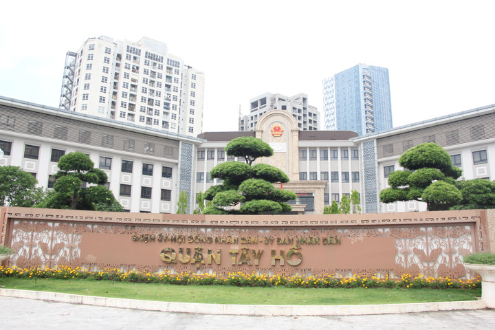 Dự kiến sử dụng trụ sở Quận ủy, HĐND, UBND quận Tây Hồ hiện nay làm trụ sở phường Tây Hồ mới.