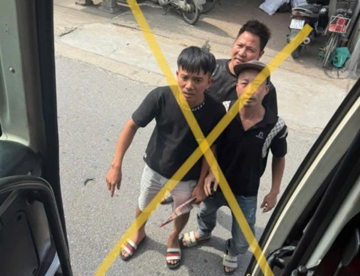 Nhóm côn đồ đe doạ, chửi bới nhà xe đối thủ.