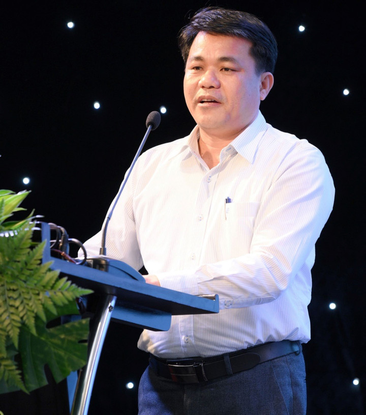 Ông Nguyễn Duy Quang, Giám đốc Sở Nông nghiệp & Môi trường tỉnh Khánh Hòa, chia sẻ về mô hình “Nuôi biển công nghệ cao” nhằm nâng cao năng suất mà vẫn đảm bảo phát triển bền vững.