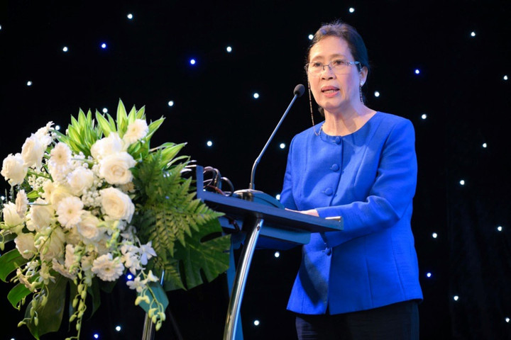 Bà Nguyễn Thị Thu Sắc, Chủ tịch VASEP, nhấn mạnh tầm quan trọng tất yếu của phát triển bền vững trong ngành thủy sản.