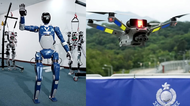 Công nghệ 7/6: VinMotion công bố robot hình người, Hong Kong dùng drone tuần tra