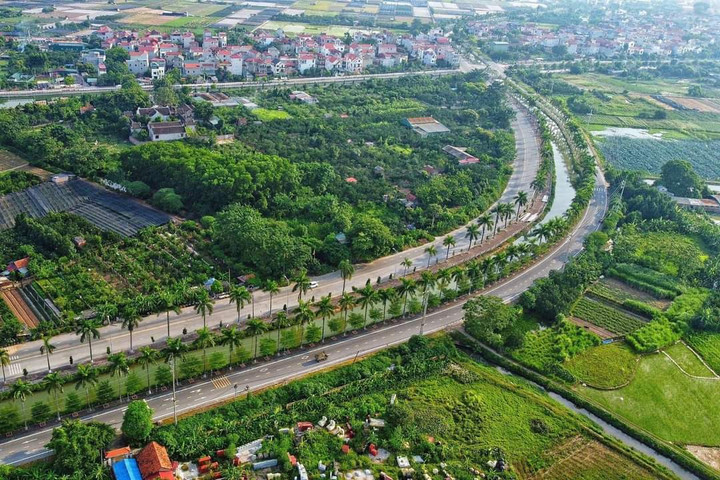 Diện mạo phát triển của huyện Đan Phượng. (Ảnh minh hoạ)