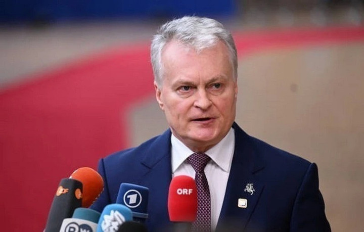 Tổng thống Litva Gitanas Nauseda. (Ảnh: Gettty Images/TTXVN)