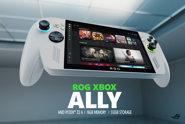 El nuevo ROG Xbox Ally con experiencia de pantalla completa.