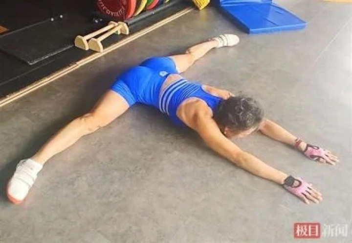 Bà Sun là người lớn tuổi nhất tham gia cuộc thi. (Ảnh: Ctdsb)