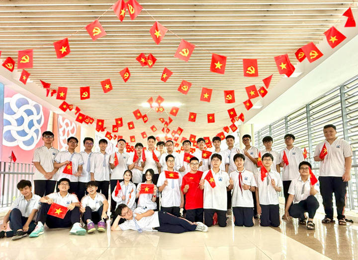 Klasse 9A, Hanoi – Amsterdam High School for the Gifted. (Foto: NVCC)