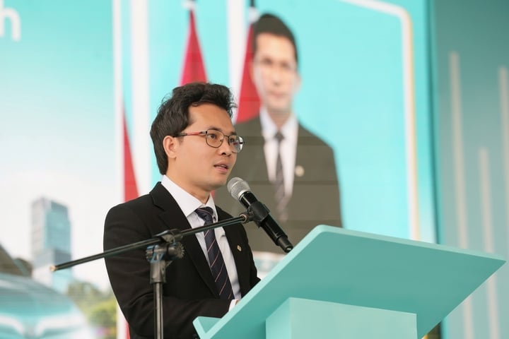 Ông Nguyễn Văn Thanh - Tổng Giám đốc GSM Toàn cầu phát biểu tại sự kiện.