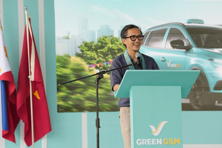 Ông Vivencio Bringas Dizon - Bộ trưởng Bộ Giao thông Vận tải (DOTr) phát biểu tại sự kiện.