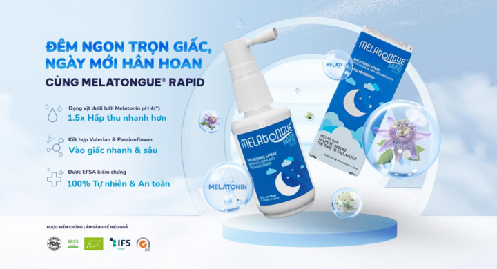 Hành trình tái hợp với giấc ngủ nhờ Melatongue® Rapid - 3