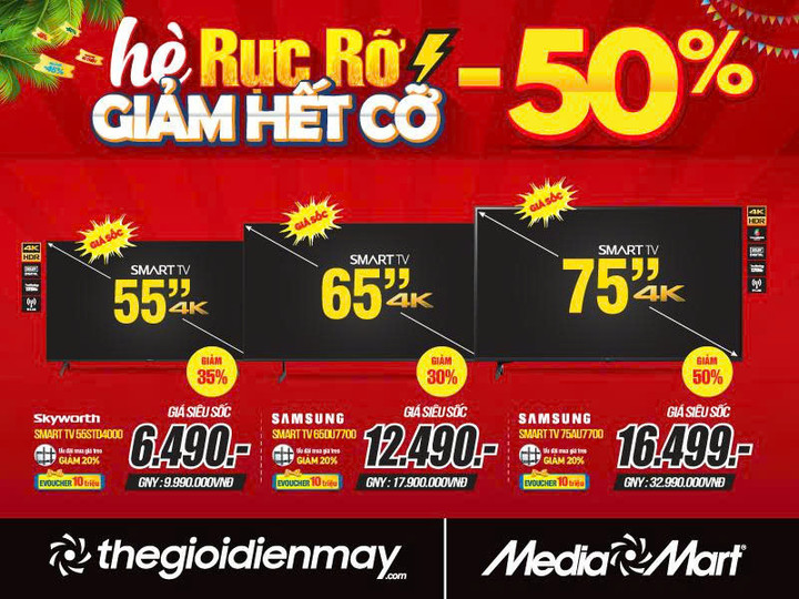 Tháng 6 rực rỡ - MediaMart giảm hết cỡ đến 50% nhiều sản phẩm - 2