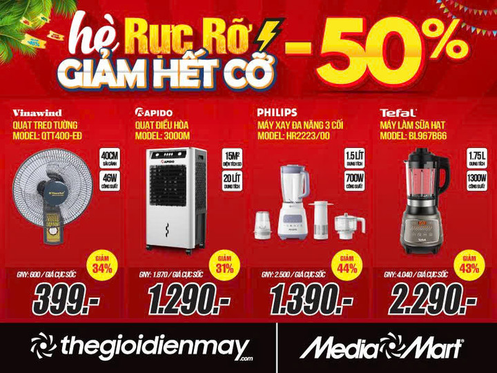 Tháng 6 rực rỡ - MediaMart giảm hết cỡ đến 50% nhiều sản phẩm - 4