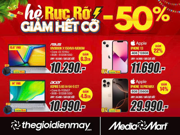 Tháng 6 rực rỡ - MediaMart giảm hết cỡ đến 50% nhiều sản phẩm - 5