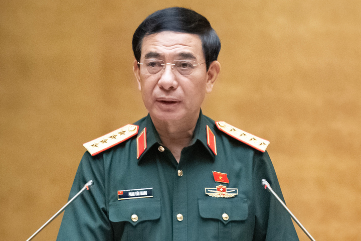Đại tướng Phan Văn Giang, Bộ trưởng Quốc phòng.