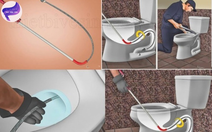 Dây lò xo – loại dụng cụ chuyên dụng để thông tắc sâu trong đường ống, nơi chất thải bị kẹt lại. (Ảnh: Cyberknife)