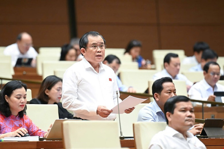 Đại biểu Nguyễn Tâm Hùng. (Ảnh: Quốc hội)