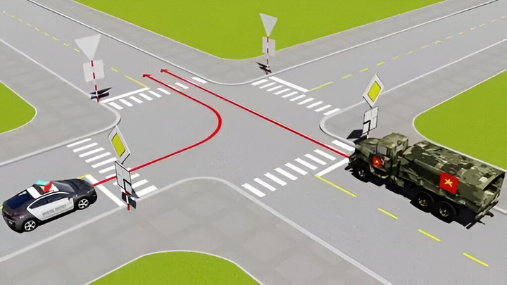 Xe nào có quyền đi trước? - 1